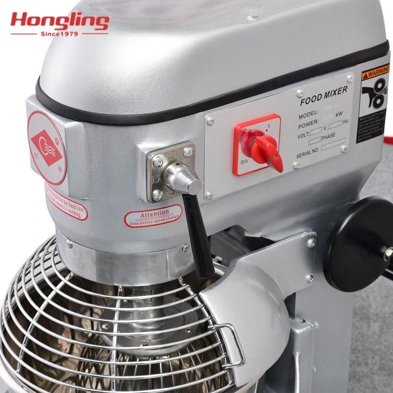 Cheaper Price Bakery Machine 30L Belt Model Planetary Food Mixer