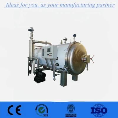 Horizontal Canning Food High Pressure Mushroom Autoclave Retort Sterilizer