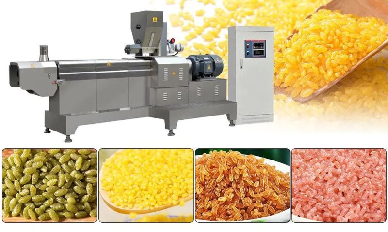 China Factory Reconstituted Artificial Rice Making Machine Artificial Rice Production Line Rice Processing Equipment