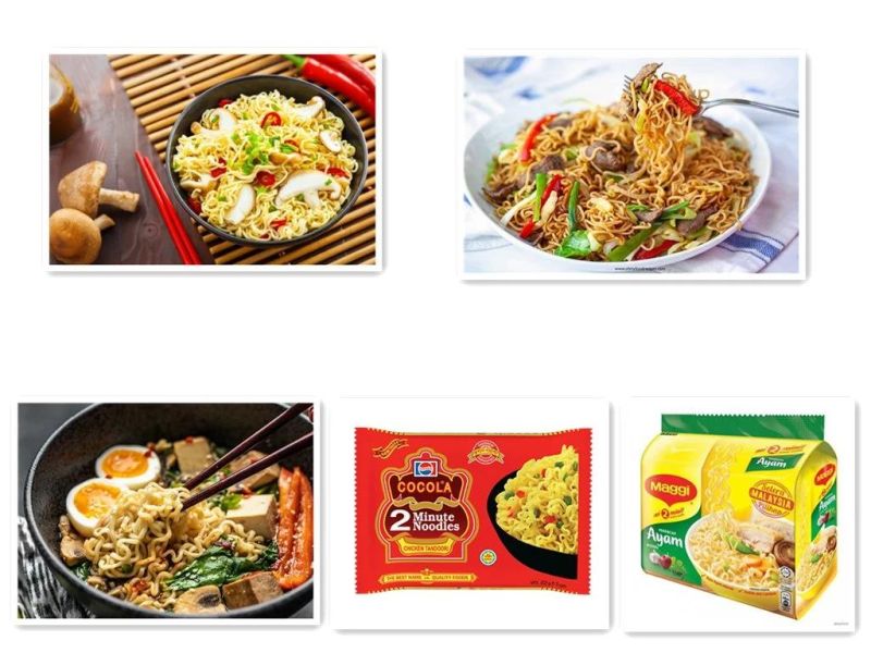 Spicy Halal Instant Food Ramen Noodles Making Machine Production Line