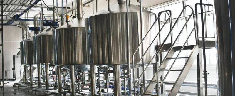 3000L Brewing Equipment Beer Manufacturing Machine Stainless Steel Tanks