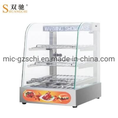 Small Size Warming Showcase Stainless Steel Food Warmer Display