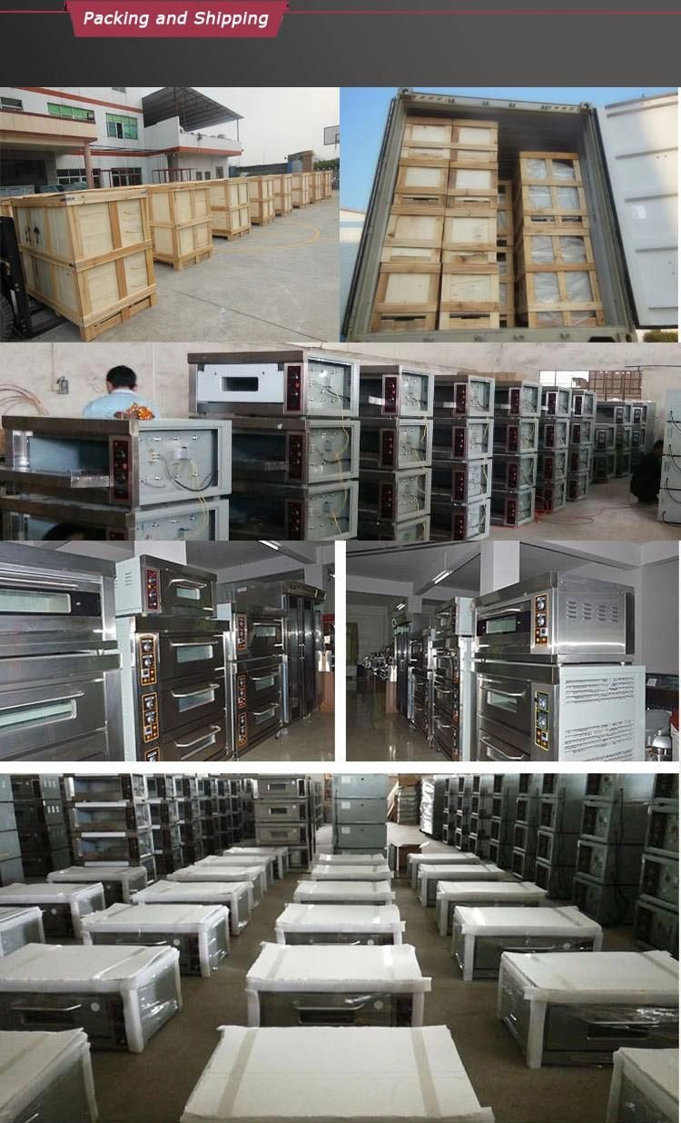 Commercial Stainless Steel Gas Pizza Oven by China Manufacturer Guangzhou OEM Factory