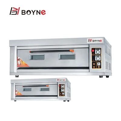 Commercial Bakery Shop Gas One Deck Three Trays Baking Oven Machine