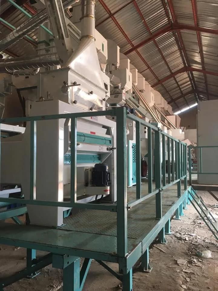 50-120 Tons Per Day Turn Key Project Complete Set Rice Milling Processing Machine for Rice Plant