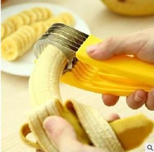 Fruit Ideal Tools Yellow Banana Slicer for Kitchen Collection