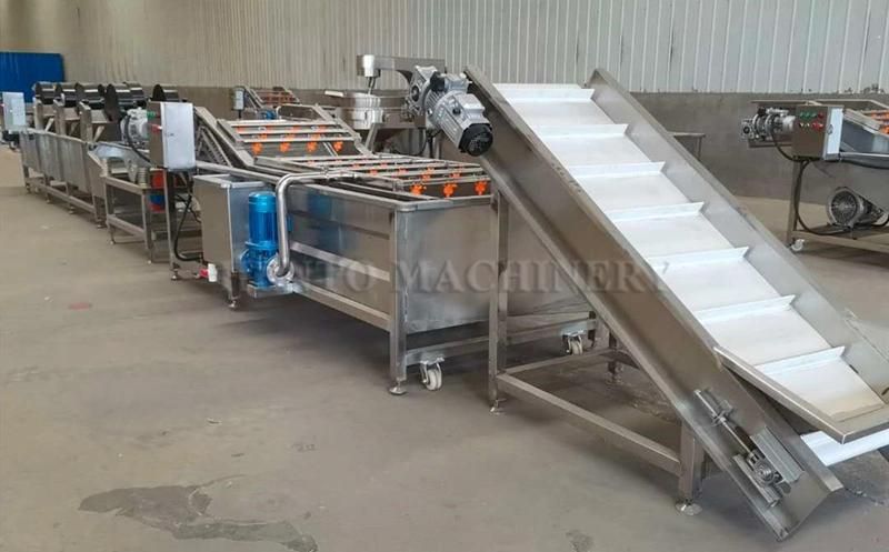 Long Service Life Electric Freeze Dried Strawberry Slices Making Line