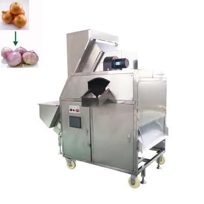 Fully Automatic Onion Peeling and Root Cutting Machine Onion Peeler