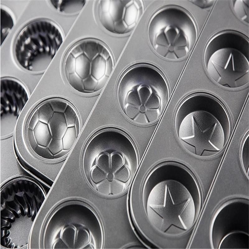 Rk Bakeware China- Silicone Glazed Muffin Cupcake Tray for Wholesale Bakeries