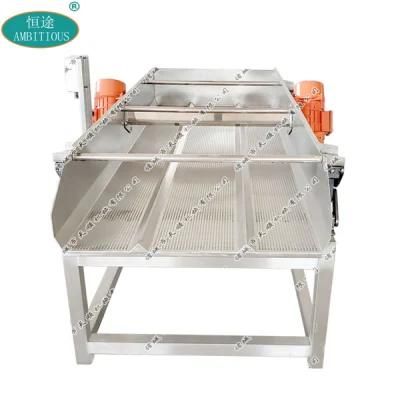 Vibration Dewatering Table Fruits Dewatering Machine