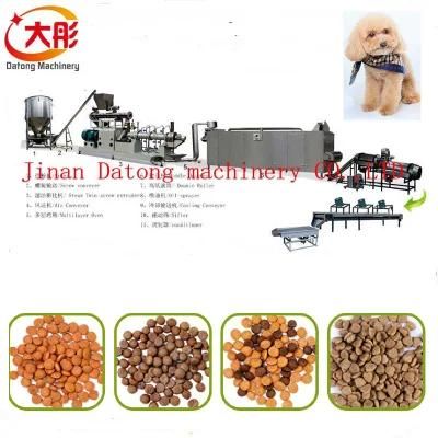 Automatic Twin Screw Dry Dog Feed Pellet Production Equipment