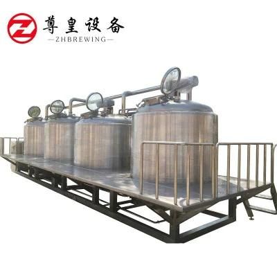 1500L Turnkey Brewery Equipment Beer Production System