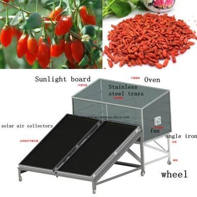 Herbs and Spices Solar Drier Mobile Solar Flower Vegetable Fruit Drying Machine