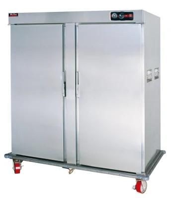 Double Doors Commercial Food Warmer Cart Catering Equipment
