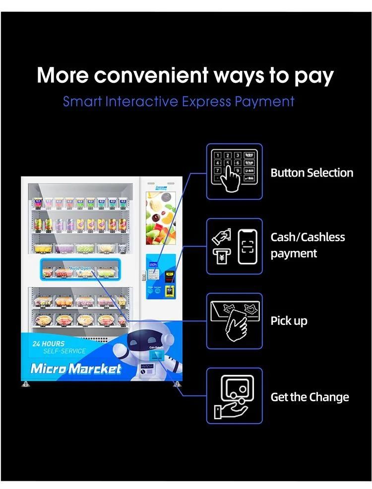 Zg Automatic Snack Drink Fresh Food Vending Machine