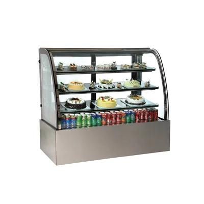 Hot Food Deleux Showcase (Curved Glass)