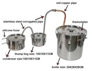 Home Beer Wine Processing Machinery Moonshine Alcohol Fermentation Equipment