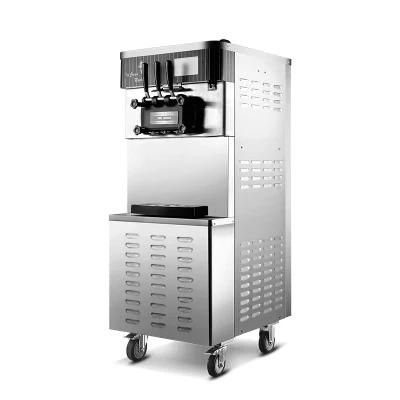 Three Flavor Soft Ice Cream Machine Soft Serve Ice Cream Making Machine Factory Price