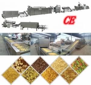 Breakfast Cereals Extruder Machine/Corn Flakes Processing Line/Corn Snack Food Machine ...