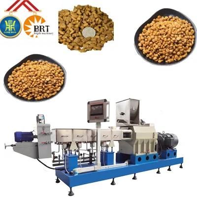 Twin Screw Self Cleaning Automatic Dog Feed Food Processing Machines