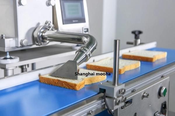 Automatic Puff Injection Machine Bread Bakery Machines Croissant Bread Injector Toast Bun Cream Filling Machine Cup Cake Machine