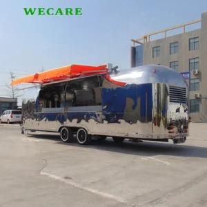 Luxurious Stainless Steel Food Trailer
