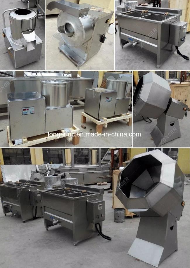 Commercial Industrial Semi-Automatic Potato Chips Making Machine