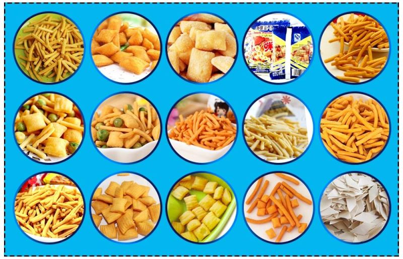Reliable and Commerical Extruded Fried Chips Snacks Making Extruder for Factory Made in China