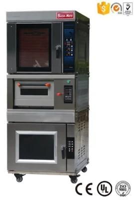 Convection Oven Deck Baking Oven Prooing 3 Funcitons in 1 Combination Oven Machine for ...