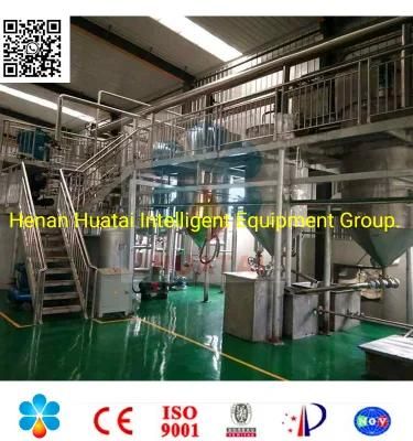 Crude Oil Refinery Plant Edible Oil Full Continuous Refining Production Line Crude Cooking ...