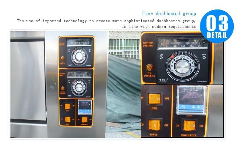 High Quality Commercial Baking Equipment 3 Decks 6 Trays Electric Oven for Bakery Shop