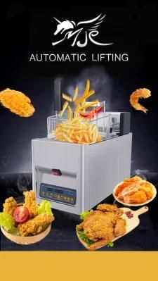 Mijiagao 8L 3000W Automatic Lifting Electric Deep Fryer/Donut Fryer