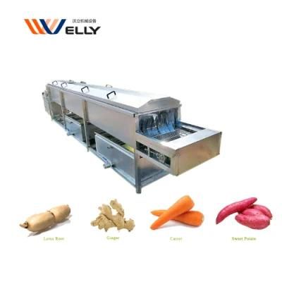 Stable Working Vegetable Washer Machine Line for Radish Carrot Turnip Potato Onion