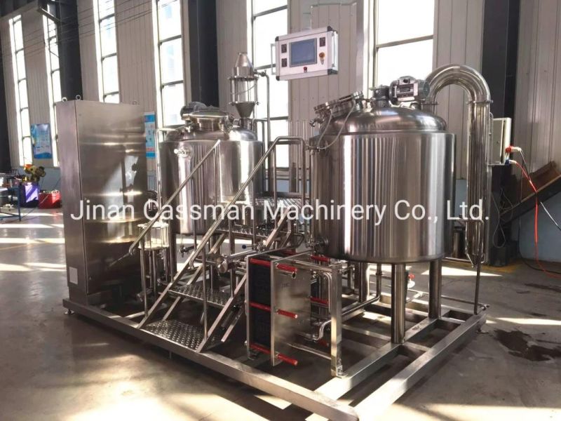 Cassman SUS304 Brewhouse Brewery 500L 1000L Beer Production Line