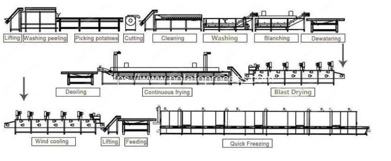 Large Capacity Potato Washing and Peeling Machine