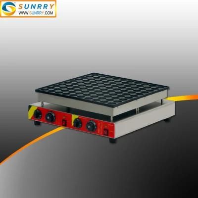 Commercial Electric Double Plate Poffertjes Grill Machine for 100 PCS Mini Poffertjes