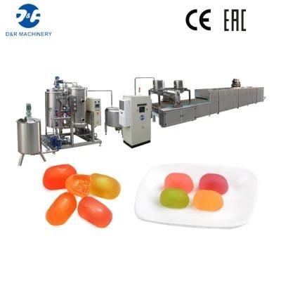 High Speed Jelly Depositing Line Small Candy Making Machine