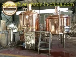 1000L Red Copper Brewery Equipment, 10hl Beer Brewing System, 10hl Commercial Brewery