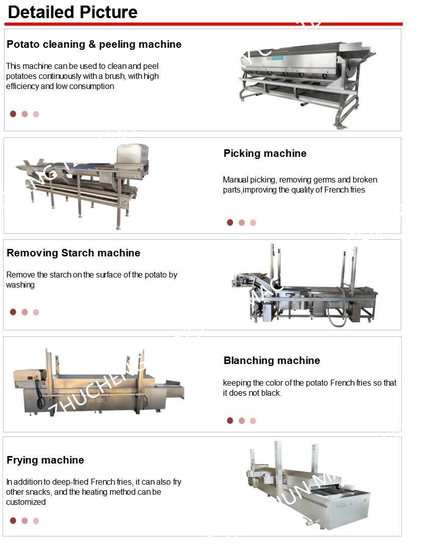 Auto Temperature Control Potato Chips Making Frying Equipment