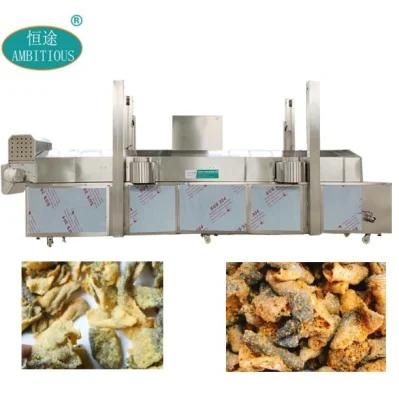 Snack Foods Meat Snacks Crispy Fish Skin Frying Machine