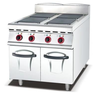Gas Range with 4-Hot and Hot Plate