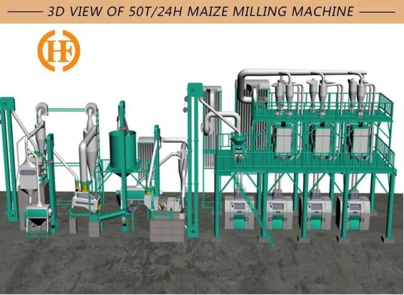 50t Maize Mill in South Africa Running for Maize Grits
