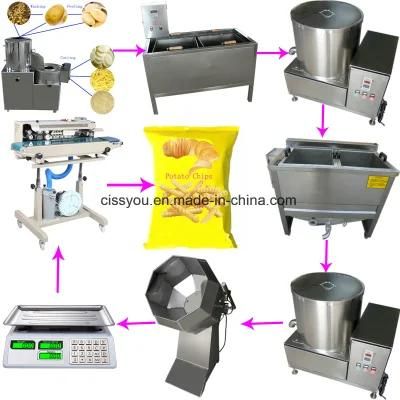 Complete Line Potato Chips French Chips Making Machine