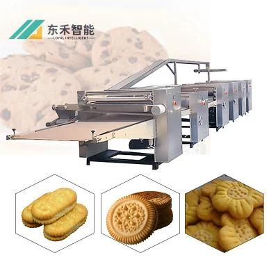 Commercial Soft and Hard Biscuit Machine Soft and Hard Biscuit Processing Line Biscuit ...