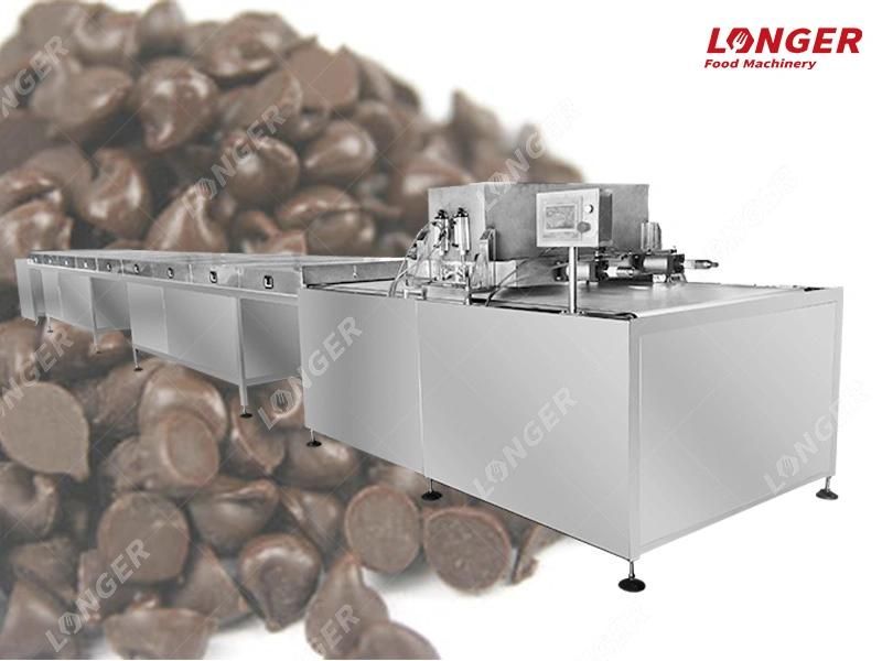 400mm Conveyor Belt Width Chocolate Drops Extruder Chocolate Chips Depositing Machine