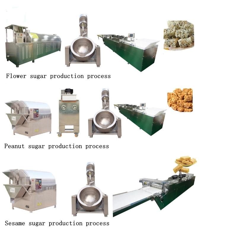 Chinese Automatic Shaping and Cutting of Peanut Sugar, Sesame Sugar, Crocus Sugar, Shakima, Black Rice Crisp