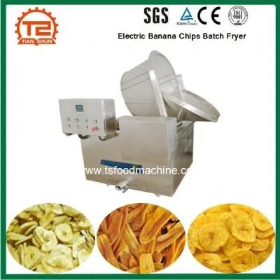 Electric Banana Chips Batch Fryer Chips De Platano Lote Maquina De Freir