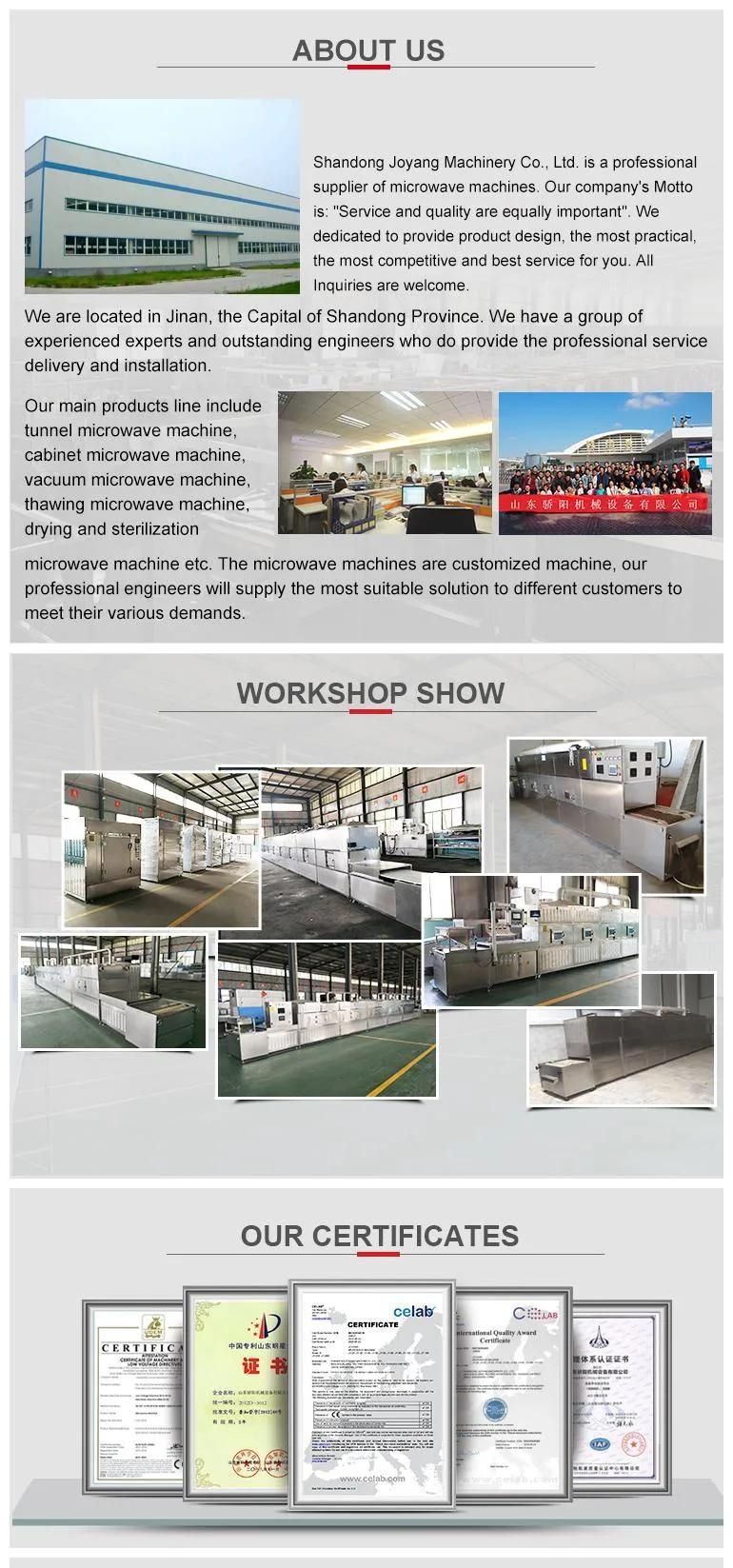 Industrial Meat Microwave Thawing Frozen Food Defrosting Machine