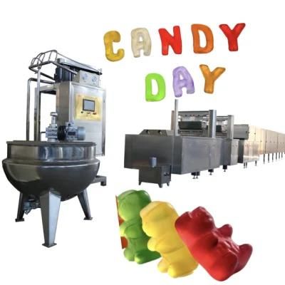 Easy to Operate Automatic Soft Candy Gummy Bear Making Machine