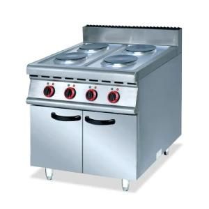 Freestanding Restaurant Electric Range with Six Cookers&Electric Oven for Sale